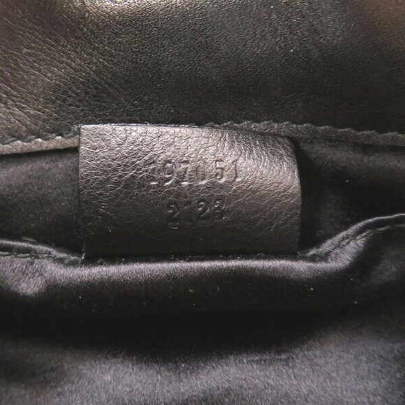 Gucci Indy Lizard Black Strap Shoulder Handbag - Picture 4 of 7